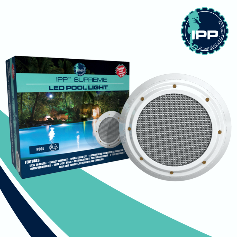 POOL LIGHT IPP “SUPREME” LED RETROFIT BLUE WHITE FACE PPS Online