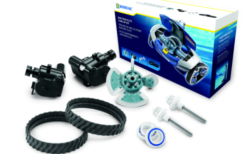 MX8 SERVICE KIT 3 The main wearing parts of the Zodiac MX8 Pool Cleaner are included in the kit. Includes: - 1 x MX8 Replacement Engine - 2 x Large bearings to fit onto Engine - 2 x MX8 Drive shaft - 1 x Gearbox A - 1 x Gearbox B - 1 x Track Set of MX8 Wheels