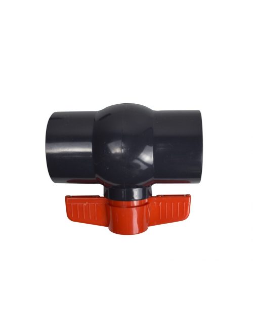 PVC BALL VALVE 63MM 1 PVC Ball Valve to control waterflow in pool pump systems and related applications.Pipes are glued into ballvalve. PVC Solvent Ball Valve Pipe Size 63 Millimetres A compact PVC ball valve, solvent plain ended.Maximum pressure 10bar.