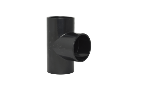 TEE BLACK Fitting used to connect 50mm PVC pipe using a high pressure solvent weld (glue).Available in BLACK,WHITE. Pipes and fittings connect the pool with your pool pump and filter and again back to the pool.