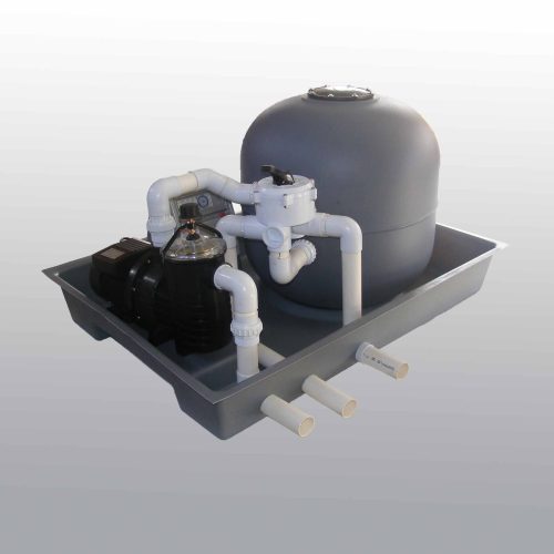 complete combi box 3 <ul> <li class="Body P-12"> <h1>POOL PUMP AND FILTER COMBI BOX 0.60KW/2BAG (WITH ELECTRICAL DB) GREY</h1> <h2><strong>Product Description:</strong></h2> The Aquamax Pool Pump and Filter Combi Box brings convenience and efficiency to your pool maintenance. This comprehensive solution includes a 0.60KW Aquamax pool pump, a 2 Bag Aquamax Sand Filter, and an integrated Electrical Distribution Box (DB). This Combi Box is ideally designed for pools with a capacity of up to 30,000 litres. The Electrical DB, housed in a weather-resistant casing, features a standard analogue timer. It is equipped with a 32A double pole main circuit breaker, a 16A circuit breaker for the pump, and a 6A circuit breaker for an LED light. It's compatible with pumps up to 1.5kW and can support a single LED light. With Aquamax, you can always rely on high-quality, durable, and easy-to-operate products. This makes the Combi Box an excellent choice for your pool maintenance needs. <h2><strong>Product Specifications:</strong></h2> <ul> <li><strong>Product Type:</strong> Pool Pump and Filter Combi Box with Electrical DB</li> <li><strong>Brand:</strong> Aquamax</li> <li><strong>Pump and Motor Power:</strong> 0.60KW</li> <li><strong>Sand Filter:</strong> 2 Bag</li> <li><strong>Housing Color:</strong> Grey</li> <li><strong>Main Circuit Breaker:</strong> 32A double pole</li> <li><strong>Additional Circuit Breakers:</strong> 16A (Pump), 6A (Light)</li> <li><strong>Features:</strong> Standard Analogue Timer, Weather-proof Box</li> <li><strong>Pump Compatibility:</strong> Up to 1.5kW</li> <li><strong>Light Compatibility:</strong> 1 x LED light</li> </ul> <h2><strong>Key Features:</strong></h2> </li> </ul>