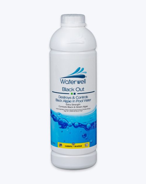 BLACK ALGAE RESCUE PACK BLACK OUT <h1>WATERWELL POOL CARE BLACK ALGAE RESCUE PACK</h1> <div class="fusion-title title fusion-title-2 fusion-sep-none fusion-title-text fusion-title-size-one white-text-blue-background fusion-border-below-title"> <h1 class="title-heading-left fusion-responsive-typography-calculated" data-fontsize="24" data-lineheight="31.2px">Pool Care in a Box – A simple 5-step system for keeping your pool in perfect shape.</h1> </div> <div class="fusion-sep-clear"> Water is dark green – emerald green /dark green algae on the walls. It was once the pride of your garden. Give your swimming pool some TLC with this treatment to restore its blue sparkle, keeping it that way. Easy to follow application instructions will be included with your purchase. <div class="page" title="Page 6"> <div class="section"> <div class="layoutArea"> <div class="column"> <ul> <li>1 x Super Sheen Sachet</li> <li>2 x Sudden Shock (500g)</li> <li>1 x Black Out Algaecide (1.5L)</li> <li>1 x Jelli Blue</li> <li>1 x Clear Blue (500ml)</li> </ul> </div> </div> </div> </div> <h3>Your swimming pool is the pride of your outdoor entertainment space.</h3> Keeping it sparkling clean and well maintained can be easy when you’ve always got the right chemicals on hand. Simply browse our range and choose a water treatment bundle. </div> <div class="page" title="Page 5"> <div class="section"> <div class="layoutArea"> <h2><strong>Pool Size Chart</strong></h2> <div class="yith-wcpsc-product-table-wrapper"> <div class="yith-wcpsc-product-table-responsive-container-with-shadow"> <div class="yith-wcpsc-left-shadow"></div> <div class="yith-wcpsc-product-table-responsive-container"> <table class="yith-wcpsc-product-table yith-wcpsc-product-table-default" style="height: 192px;" width="928"> <thead> <tr> <th>Pool Size (Litres)</th> <th>Order Qty</th> </tr> </thead> <tbody> <tr> <td> <div class="yith-wcpsc-product-table-td-content">Small (0-30 000L)</div></td> <td> <div class="yith-wcpsc-product-table-td-content">1x</div></td> </tr> <tr> <td> <div class="yith-wcpsc-product-table-td-content">Medium (30-50 000L)</div></td> <td> <div class="yith-wcpsc-product-table-td-content">1x</div></td> </tr> <tr> <td> <div class="yith-wcpsc-product-table-td-content">Large (50 000L+)</div></td> <td> <div class="yith-wcpsc-product-table-td-content">2x</div></td> </tr> </tbody> </table> </div>   </div> </div> </div> </div> </div>