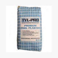 TYLPRO POOL PLASTER <h2>TYLPRO POOL PLASTER (MARBELITE) SKY BLUE(40KG)</h2> <h2>(GAUTENG ONLY)</h2> <h2><a href="http://www.tylpro.co.za/documents/datasheets/Proskim%20Pool%20Plaster.pdf">http://www.tylpro.co.za/documents/datasheets/Proskim%20Pool%20Plaster.pdf</a></h2> <h2><span style="font-size: 14.4px;">TYLPRO POOL PLASTER (MARBELITE) SKY BLUE is </span><span style="font-size: 14.4px;">a  cement-based marble plaster designed as a finishing coat for swimming pools. Suited to be applied to pools of either brick or gunite construction. Benefits include a 6-hour setting time, marble skimming plaster, finishing coat for swimming pools, superior noticeability, and a very smooth final finish. Available in White. Please read the instructions on the packaging and website before using. Size: 40 kg Caution: This product is not recommended for use out of water as crazing will occur. The application of Tyl-Pro ProSkim Pool Plaster is the last operation when building a pool, all other installations, mosaics, copings, and surrounds must be installed prior to application of Tyl-Pro ProSkim Pool Plaster. Pool Skimmed areas must be protected from frost and rain until it hardens (Cover for at least 6 hours after application.) Do not use automatic cleaner in the pool for at least 3 - 4 weeks, use a pool brush for this period. Safety pre-cautions: Use as directed. Use a dust mask. Wear rubber gloves. Wear safety goggles. Do not ingest or inhale. Work in well ventilated areas. In the event of contamination rinse thoroughly with cold water. Seek medical assistance if irritation or discomfort persists. Storage conditions: Store internally in dry conditions on pallets.</span></h2> MARBELITE is a swimming pool plaster tinted to a variety of colours such as white, light grey, blue, green and black. Various other colours can be blended to suit the customers requirements. Marblite is transformed into a algae resistant finish that displays significant propensity to inhibit the growth of a wide variety of algae on the surface of the pool. This technology is a "first of its kind" in swimming pool surfacing. <strong>Description</strong> It is a formula mixture of white cement, white marble and special additives. It is supplied in dry powder form for mixing on-site with clean water. <strong> Purpose</strong> To provide a 6 - 7mm thick smooth plaster which becomes a very hard part of the pool structure. It is applied directly to the cast concrete or gunite  or hand-packed concrete shell or scratch coat plaster. <strong>Application</strong> Recommended for the interior plastering of walls and floors of swimming pools. Not for use above the water level. Benefits * Durable marble pool plaster * Applied to new or renovated pools * Trowel-on application * Superior quality A 6mm thick smooth plaster, recommended for the interior plastering of walls and floors of swimming pools, which becomes a very hard integral part of the pool structure. Not for use above the water level. <strong>Q: After installing TYLPRO MARBELITE, how should I maintain my pool?</strong> A: It is important to follow the  Start-up Guide when filling your newly finished pool, however your experienced contractor should guide you through the process. When maintaining your pool with chemicals, always follow the manufacturer’s instructions when adding them to your pool. <strong>Q: What chemicals can I use in my MARBELITE  pool?</strong> A: The use of traditional chlorine, sodium bicarbonate, acid and stabilizers in your swimming pool are permitted. Other chemicals should be used in consultation with the relevant manufacturers and skilled pool practitioners. Avoid using chemicals that contain copper sulphate and herbicides. There is a variety of other chemicals on the market and one should use them in consultation with the relevant manufacturer & skilled pool practitioners for their correct use. Special care should be taken when using copper sulphate & herbicide containing pool care products are possible staining can occur Delivery in <span style="color: #ff0000;">(GAUTENG ONLY) </span>  