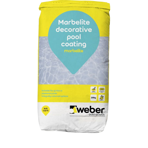 weber bag marbelite <h2>WEBER BLUE POOL PLASTER (MARBELITE) 20KG Delivery in <span style="color: #ff0000;">(GAUTENG ONLY) MIN 15 BAGS </span></h2> WEBER BLUE POOL PLASTER (MARBELITE) 20KG is a cement-based, integrally coloured marble plaster, specifically formulated for application onto gunite or hand-packed concrete pool shells. Produced from carefully selected raw materials for consistency of product, it only requires the addition of water on site. <a href="https://www.za.weber/marbelite-pool-plaster-calculator"><span style="color: #ff0000;"><strong>CALCULATE YOUR MARBELITE REQUIREMENTS</strong></span></a> <div id="tab-product_features_and_benefits" class="panel-heading" role="tab"> <h2 class="panel-title">Features and benefits</h2> </div> <div id="tab-panel-product_features_and_benefits" class="panel-collapse collapse in" role="tabpanel" aria-labelledby="tab-product_features_and_benefits" aria-expanded="true"> <div class="panel-body"> <div id="content-1686" class="section gee-text-media-block"> <div class="row"> <div class="col-md-12"> <div class="entry-body"> <div class="row"> <div class="col-sm-12"> <ul> <li>Carefully graded aggregates to produce a fine finish</li> <li>Integrally coloured</li> <li>Quality assured raw materials</li> <li>Exceptional and consistent quality</li> <li>Backed by superior technical support</li> <li>Available in a range of colours</li> <li>Consistent quality</li> <li>Easy to mix and apply</li> <li>Waterproof</li> <li>Suitable for pools and shower cubicles</li> <li>Suitable for intermittently wet and dry conditions</li> <li>Suitable for areas that will be permanently wet</li> <li>Carefully graded aggregates to product a fine finish</li> <li>Integrally coloured</li> </ul> <a class="" href="https://www.za.weber/pool-plasters-paint/pool-plasters-paint/weber-marbelite#tab-panel-product_documentation" data-toggle="collapse" aria-expanded="true" aria-controls="tab-panel-product_documentation">Product documentation</a>   </div> </div> </div> </div> </div> </div> </div> </div> Delivery in <span style="color: #ff0000;">(GAUTENG ONLY) MIN 15 BAGS </span> <span style="color: #ff0000; background-color: #ffff00;">DUE TO THE NATURE OF THIS PRODUCT PLEASE ENSURE YOU ORDER THE CORRECT QUANTITY AND COLOUR AS NO RETURNS OR REFUNDS CAN BE PROCESSED AFTER DELIVERY.</span>
