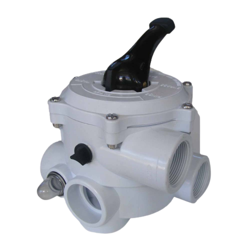 POOL FILTER MULTI PORT VALVE COMPLETE STANDARD GLUED AQUAMAX <h1>POOL FILTER MULTI PORT VALVE COMPLETE STANDARD GLUED (AQUAMAX)</h1> <h2>Product Description:</h2> The Aquamax Multi Port Valve (MPV) offers a comprehensive solution to manage your sand filtration system. This versatile valve allows you to perform multiple functions, including filtering, backwashing, wasting, rinsing, and recirculating. Its universal design makes it compatible with most standard swimming pool sand filters. <h2>Product Specifications:</h2> <ul> <li><strong>Product Type:</strong> Multi Port Valve (MPV)</li> <li><strong>Compatibility:</strong> Compatible with most standard swimming pool sand filters.</li> <li><strong>Installation:</strong> Glue-in inserts for fast and easy fitment.</li> <li><strong>Functions:</strong> Filter, Backwash, Re-circulate/Bypass, Closed/Winter, Rinse, Waste.</li> </ul>
