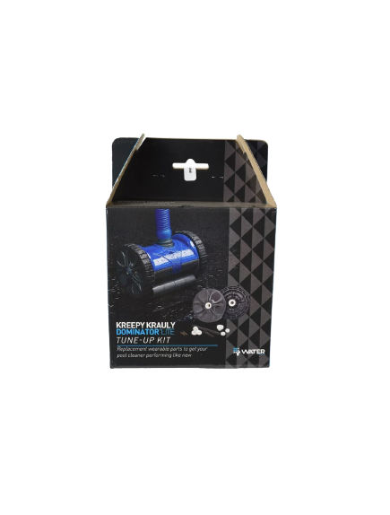 Kreepy Krauly Dominator Lite Tune Up Kit <h1>POOL CLEANER KREEPY KRAULY DOMINATOR LITE TUNE UP KIT</h1> <div> <h2>Description:</h2> Experience a whole new level of pool cleaning efficiency with the Kreepy Krauly Dominator Lite Tune-Up Kit. Tailored specifically for the Dominator Lite model, this kit is the ultimate solution for those aiming to restore their pool cleaner to its prime condition. Say goodbye to slow performance and missed spots; this kit has all the parts you need to ensure a thorough clean, every time. <h2>Kit Contents:</h2> <ul> <li><strong>2 Mushroom Inserts</strong>: These are crucial for ensuring optimal flow and suction, enabling your cleaner to glide effortlessly across the pool surface.</li> <li><strong>1 Short Drive Shaft and 1 Long Drive Shaft</strong>: The backbone of your cleaner's movement mechanics, these drive shafts ensure comprehensive coverage of your pool, making sure no spot is left untouched.</li> <li><strong>3 Bearings</strong>: These bearings guarantee the seamless rotation and function of your cleaner's moving parts, providing an uninterrupted cleaning cycle.</li> <li><strong>2 Wheel Rims with Bush Inserts</strong>: Designed for stability and precise navigation, these wheel rims ensure your cleaner moves with purpose and efficiency.</li> <li><strong>2 Bearing Housing Springs</strong>: These springs are essential for maintaining the correct tension and movement dynamics of your cleaner.</li> <li><strong>1 Drive Gears Set (3)</strong>: The heart of the movement mechanism, these gears ensure the rhythmic and smooth operation of your cleaner, propelling it across different pool terrains with ease.</li> </ul> </div> <div></div> <div><strong><span style="color: #0000ff;">HOW TO REPAIR A DOMINATOR POOL CLEANER</span></strong></div> <div></div> <div><a href="https://www.youtube.com/watch?v=MSBM1iHcWZI">https://www.youtube.com/watch?v=MSBM1iHcWZI</a></div> <div></div>