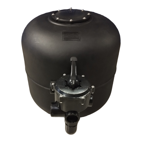 AQUA MAX BLACK 3 BAG SAND FILTER 2 <h1>AQUAMAX 3 BAG POOL SAND FILTER (BLACK)</h1> <h2><strong>Product Description</strong>:</h2> Experience the pinnacle of water clarity with the AQUAMAX 3 BAG Pool Sand Filter. This elite filtration system, crafted for unmatched performance, is the hallmark of cutting-edge engineering and durability. Constructed with corrosion-resistant materials, it promises resilience against environmental challenges, making it an essential for enduring pool maintenance. <h2><strong>Key Features</strong>:</h2> <h3>1. <strong>Peak Filtration</strong>:</h3> <ul> <li>Pioneers in providing unparalleled water clarity by adeptly filtering out pool impurities.</li> </ul> <h3>2. <strong>Enduring Construction</strong>:</h3> <ul> <li>Meticulously curated with premium corrosion-proof materials, geared to endure varying environmental stresses.</li> </ul> <h3>3. <strong>Intuitive Multi-Port Valve</strong>:</h3> <ul> <li>Tailored for ease, this valve offers a seamless operational experience with multiple functional settings.</li> </ul> <h3>4. <strong>Optimal Compatibility</strong>:</h3> <ul> <li>Delivers its best when paired with a 0.75kW AQUAMAX, DAB, QUALITY, SPECK, EARTHCO or the 0.55KW DAB pool pump.</li> </ul> <h3>5. <strong>Filter Media Flexibility</strong>:</h3> <ul> <li>Customizable to accommodate 120kg of specialized filter sand or the eco-centric 90KG ECO GLASS.</li> </ul> <h3>6. <strong>Design & Dimensions</strong>:</h3> <ul> <li><strong>Color</strong>: Bold and sleek black, effortlessly integrating with pool aesthetics.</li> <li><strong>Diameter</strong>: A comprehensive 565mm to ensure maximum filtration efficacy.</li> </ul>