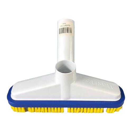 POOL HI VAC SWEEPER BRUSH 250MM <h1>POOL HI VAC SWEEPER BRUSH 250MM</h1> <h2><strong>Product Description:</strong></h2> The Pool Hi Vac Sweeper Brush 250mm is an effective and affordable solution for maintaining your swimming pool's cleanliness. It is designed to efficiently clean heavy sediment from the swimming pool's floor, walls, and steps. The heavy-duty brush also provides strong vacuum suction when connected to a pool vacuum system. The Hi Vac Sweeper Brush is particularly recommended for the initial curing period for pool plaster. <h2><strong>Product Details:</strong></h2> <ul> <li><strong>Product Type:</strong> Pool Hi Vac Sweeper Brush</li> <li><strong>Brush Size:</strong> 250mm</li> <li><strong>Suitability:</strong> All Pool Types</li> </ul> <h2><strong>Key Features:</strong></h2> <ol> <li><strong>Heavy-Duty Brush:</strong> Equipped with a heavy-duty brush for optimal cleaning.</li> <li><strong>Vacuum Suction:</strong> Provides powerful vacuum suction to remove heavy sediment.</li> <li><strong>Versatile Use:</strong> Can be used to clean pool floors, walls, and steps.</li> <li><strong>Compatibility:</strong> Works with most vacuum systems and aluminium poles.</li> </ol> <h2><strong>What’s in the box:</strong></h2> 1 x Pool Hi Vac Sweeper Brush 250mm