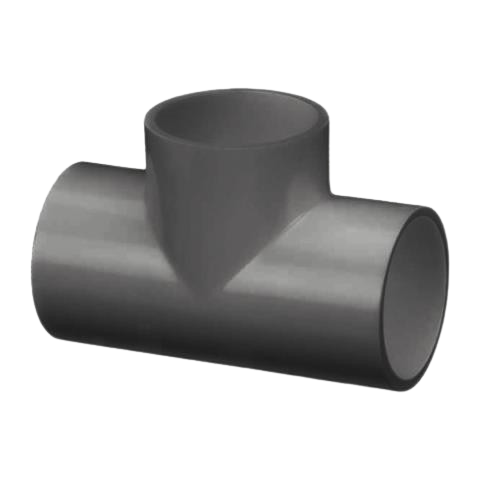 PVC FITTING TEE 63mm UPVC GREY H/DUTY - Image 4