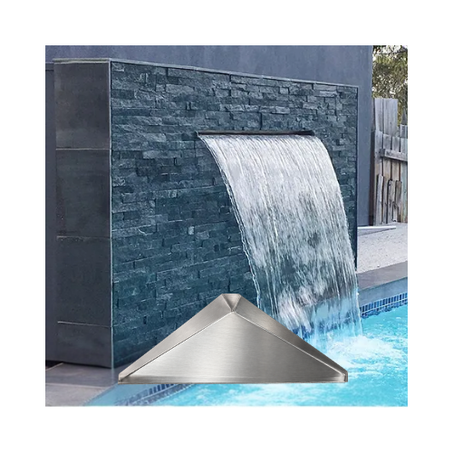 POOL WATER FEATURE LETTERBOX STYLE STAINLESS STEEL (450mm)