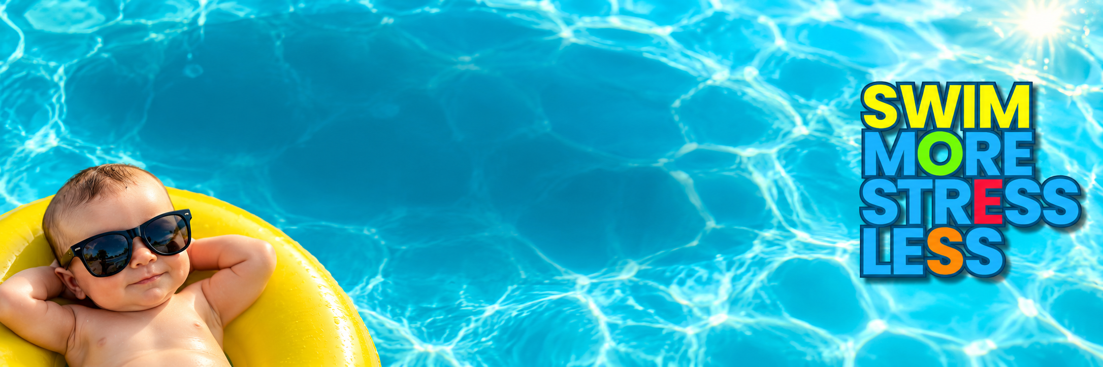 Cool Baby Bright Summer Pool Pool Pond Spa