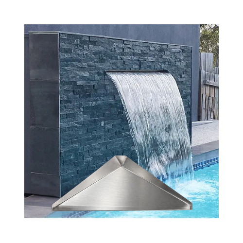 POOL WATER FEATURE LETTERBOX STYLE STAINLESS STEEL (600mm)